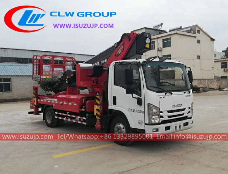Isuzu 30m truck mounted boom lift price Qatar