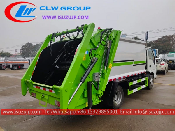 Isuzu 3m3 waste compactor truck