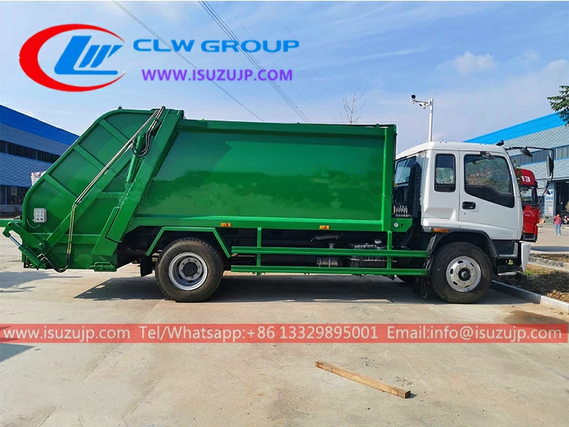 Isuzu FTR 12m3 back loader garbage truck