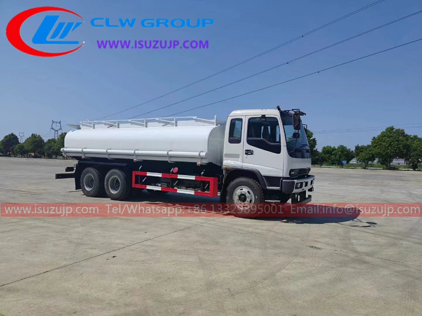 Isuzu FVZ 20m3 304-2B Food Grade stainless steel water truck