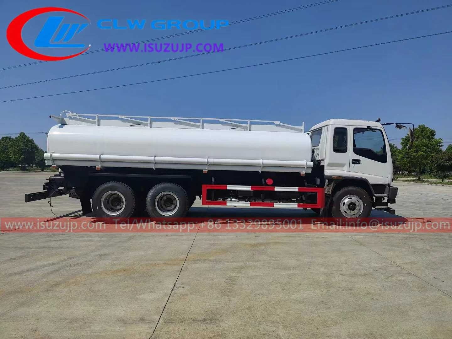 Isuzu FVZ 5000 gallons 304-2B Food Grade stainless steel water delivery truck