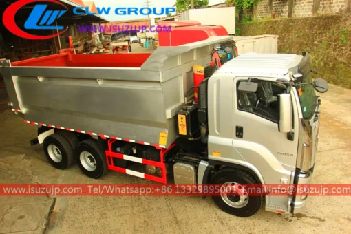 Isuzu GIGA VC61 tri axle tipper truck Madagascar