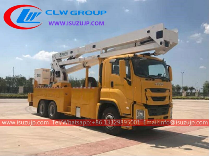 Isuzu GIGA insulated bucket trucks Oman