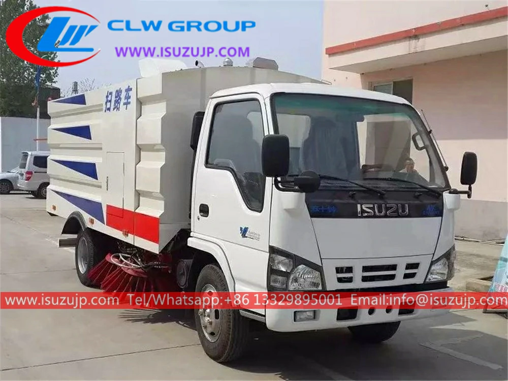 Isuzu NKR 5cbm road sweeper truck for sale