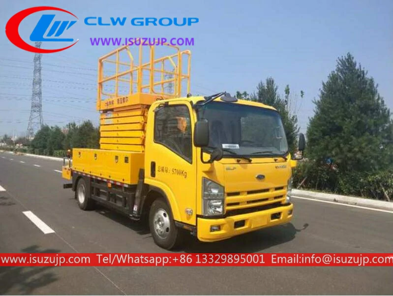 Isuzu scissor lift truck Vietnam