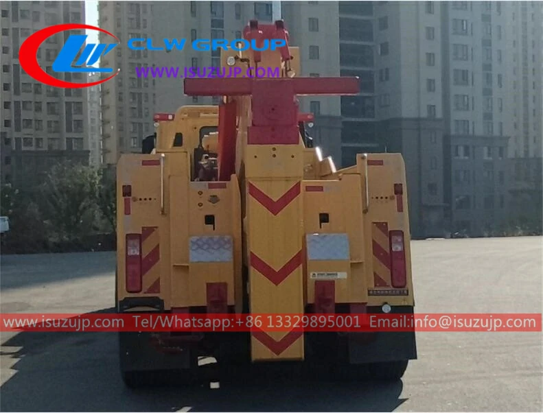 SAIC 50 ton rotator tow truck Tajikistan