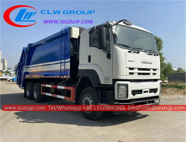 10 tire Isuzu 18 ton refuse compactor truck 