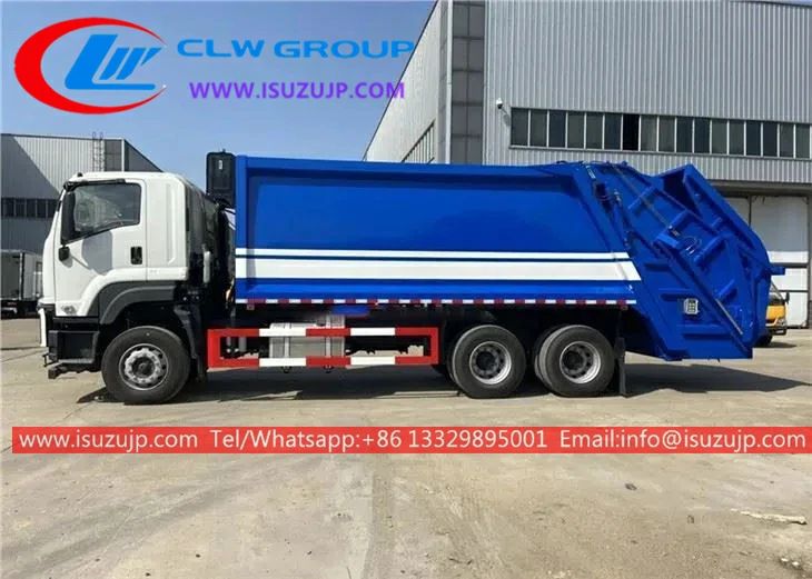 10 tyre Isuzu 18t dumpster compactor truck