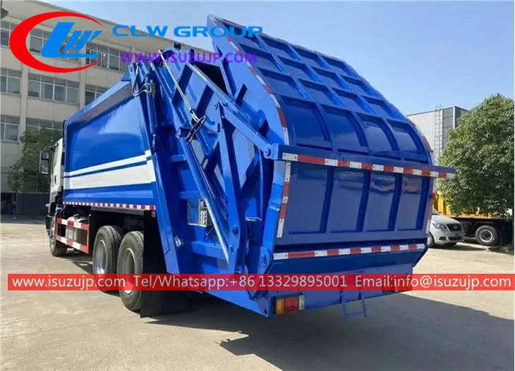 10 wheeler 18 cube Isuzu compact garbage truck