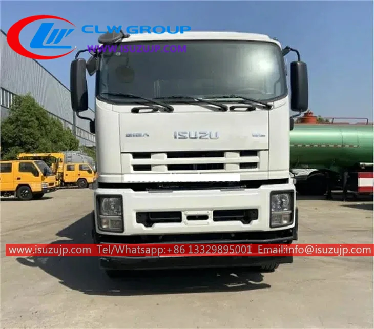 6x4 Isuzu 18cbm trash compactor truck