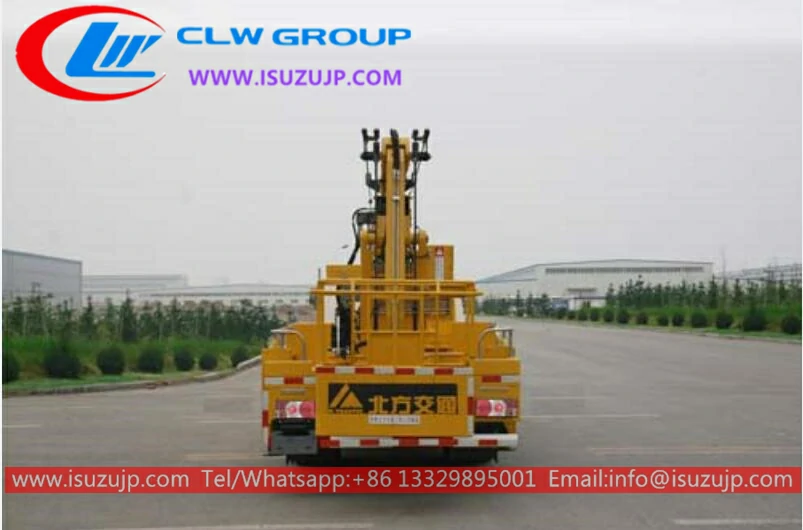 China Nissan 3.5 tonne cherry picker boom lift for sale Tunisia