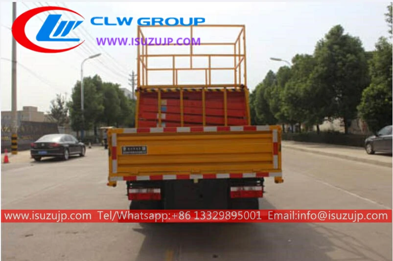 DFAC 12m scissor lift platform truck Mongolia