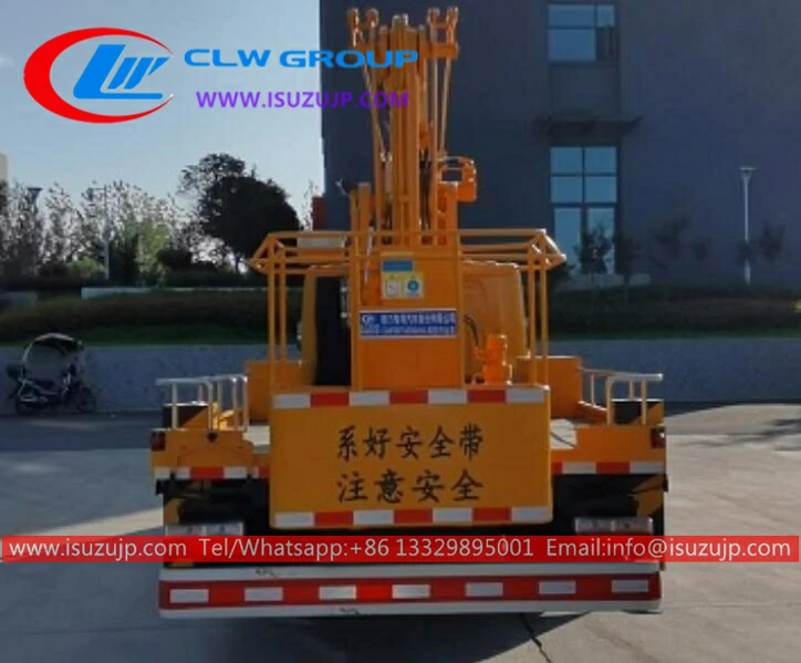 Dongfeng Captain vehicle mounted cherry picker Thailand