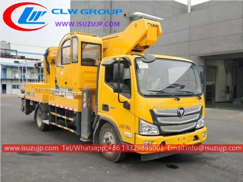 Foton 30m aerial boom truck Central Africa