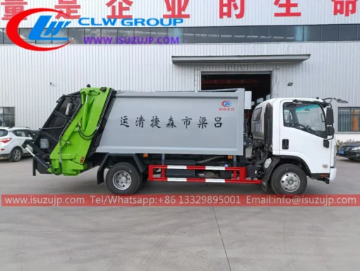 ISUZU 6 टन कचरा कम्पेक्टर ट्रक