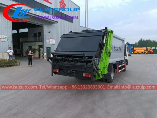 ISUZU 8 cubic meters refuse compactor truck