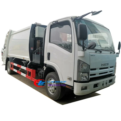 ISUZU ELF 5 tonluk atık yönetimi çöp kamyonu