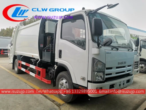 ISUZU ELF 6m3 रियर लोडर कचरा ट्रक