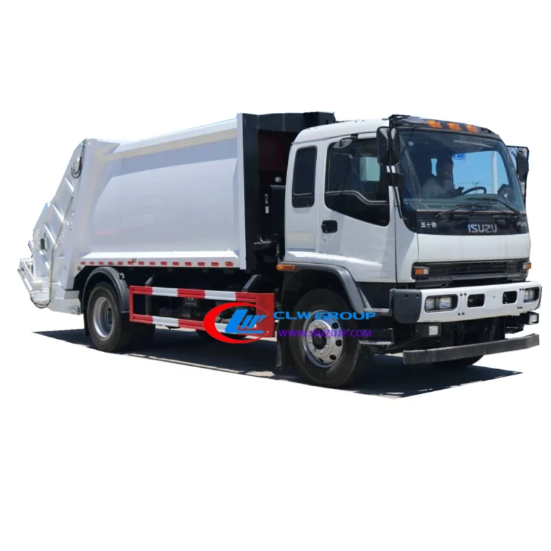 ISUZU FVR 12 ton compact garbage truck