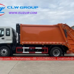 ISUZU FVR 12cbm rear loader garbage truck