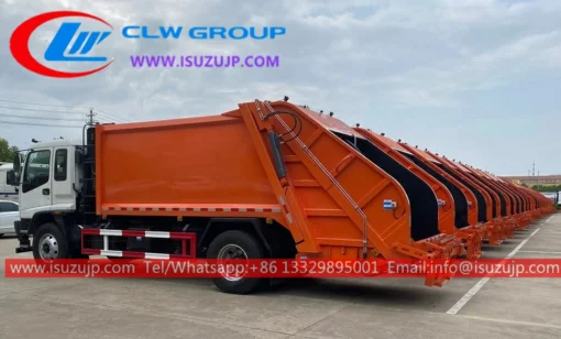 Camion de recyclage des déchets par compression ISUZU FVR 12m3