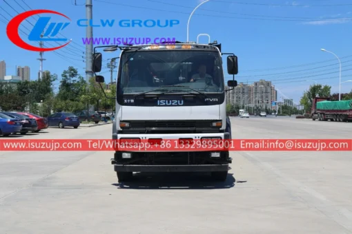 شاحنة القمامة ISUZU FVR 12t مع الضاغطة