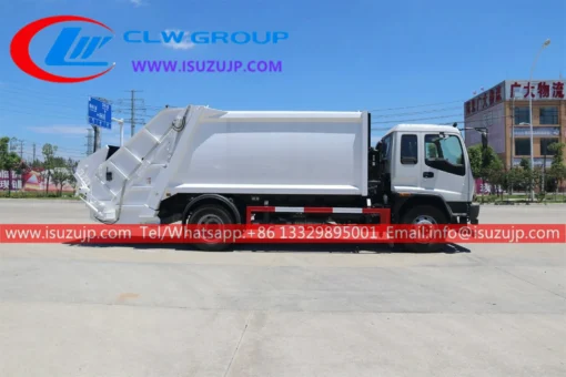 ISUZU FVR 14cbm รถบรรทุกขนขยะด้านหลัง