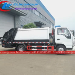 ISUZU NHR 6 cube garbage compactor truck for sale