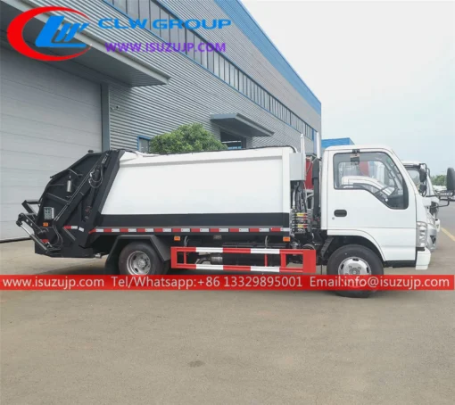ISUZU NHR 6 क्यूब कचरा कम्पेक्टर ट्रक बिक्री के लिए