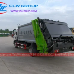 ISUZU NMR dumpster compactor truck