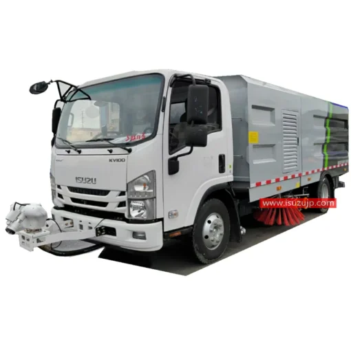 ISUZU NQR मध्यम शुल्क ट्रक बिक्री के लिए स्वीपर घुड़सवार;