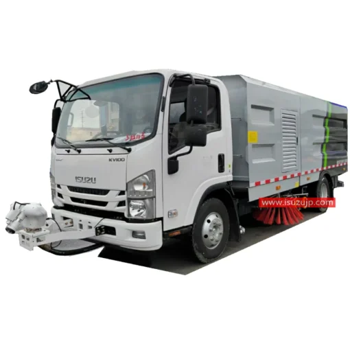 ISUZU NQR মিডিয়াম ডিউটি ​​ট্রাক মাউন্ট করা সুইপার বিক্রয়ের জন্য