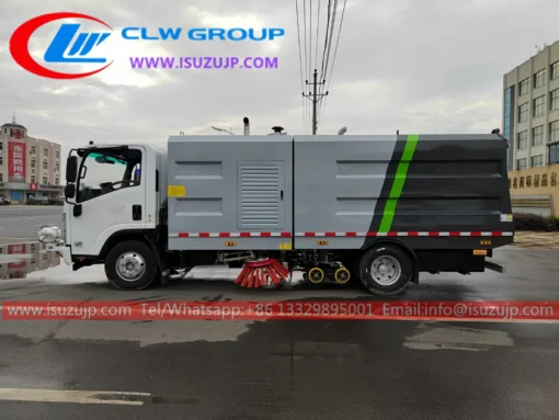 ISUZU NQR street cleaner truck