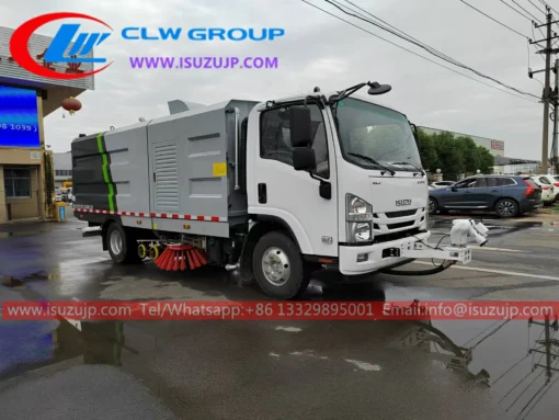 ISUZU NQR street sweeper truck for sale