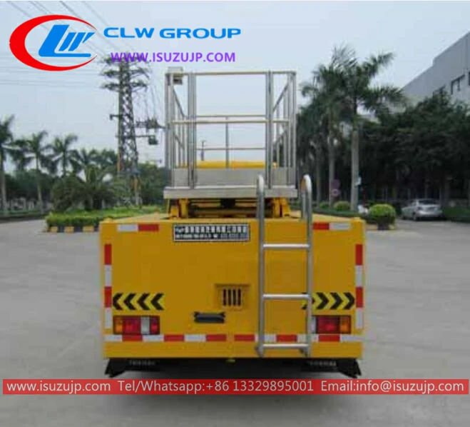 Isuzu 12meters hydraulic scissor table lift Egypt