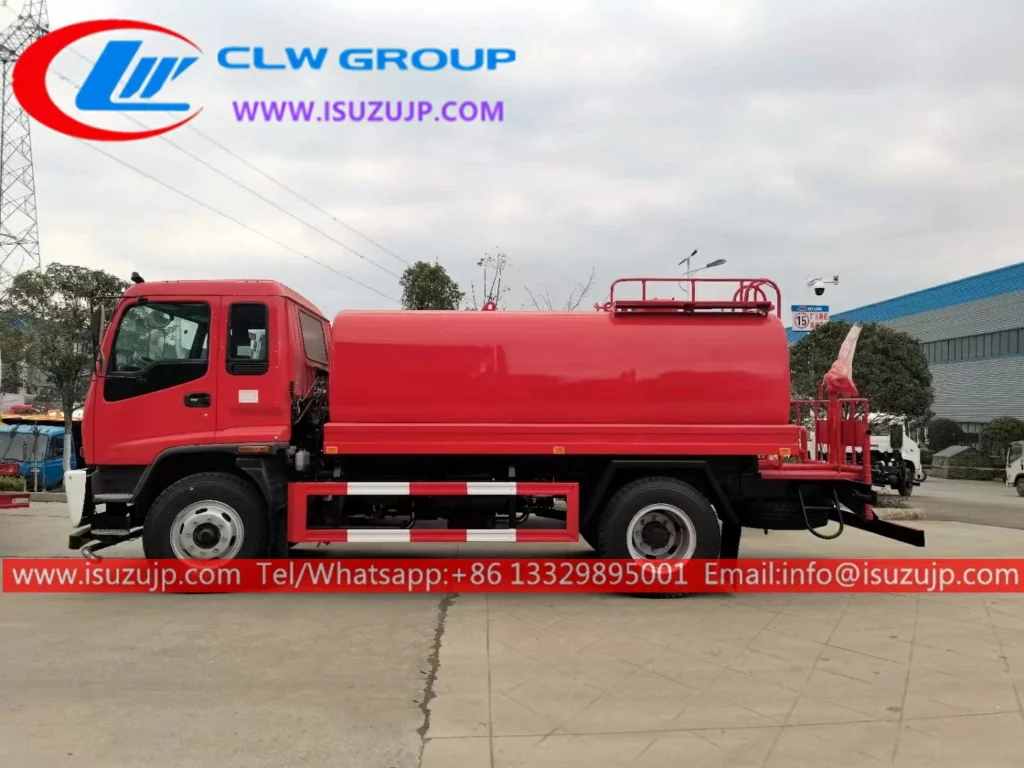 Isuzu FTR 12000liters water truck sprayer