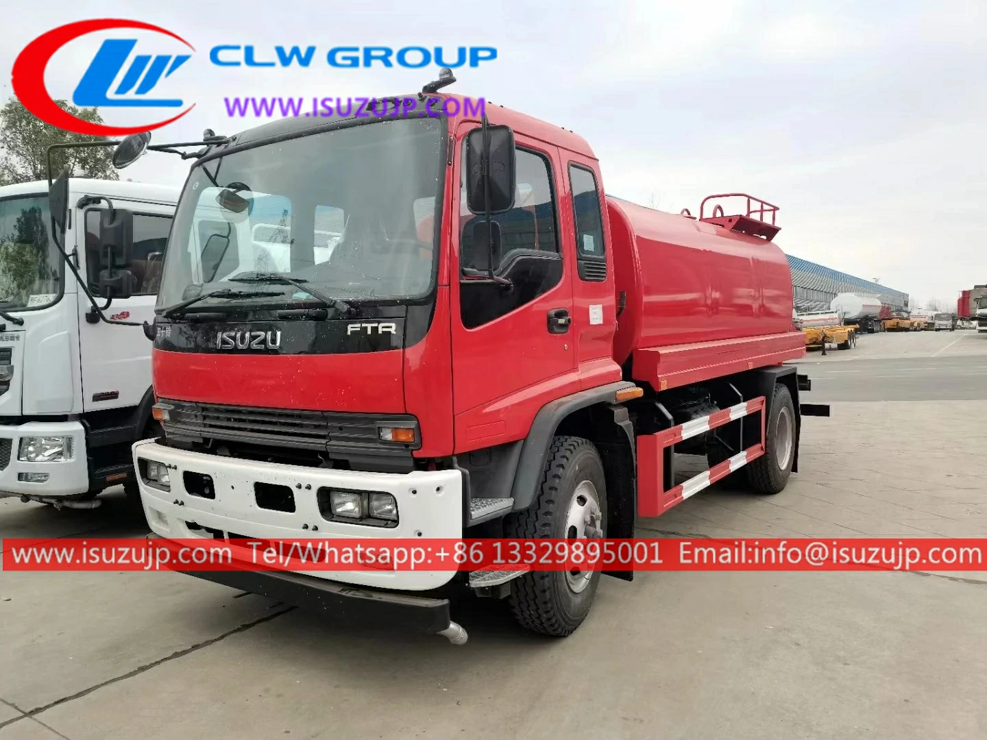 Isuzu FTR 12cbm water tanker sprayer