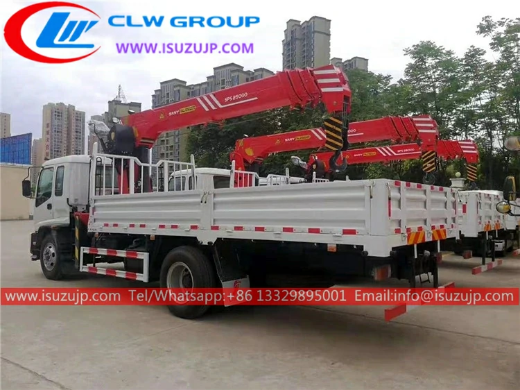 Isuzu FTR 8 ton palfinger crane for sale