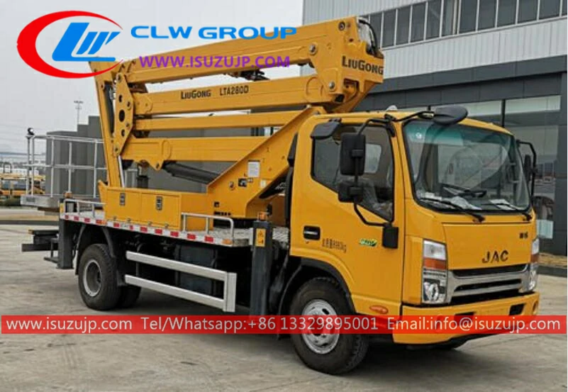 JAC 40ft lorry mounted cherry picker Kazakhstan