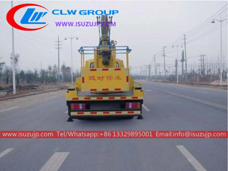 Yuejin 2 ton narrow access cherry picker Nigeria