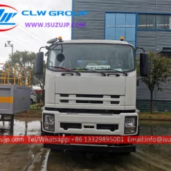 10 wheel ISUZU VC61 18m3 hook lift dump truck
