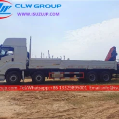 12 wheel ISUZU GIGA vehicle mounted crane