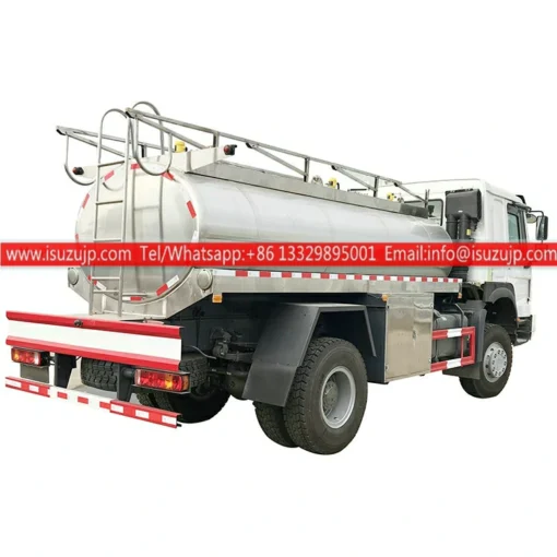 4WD ISUZU FTR FVR รถบรรทุกน้ำมันนอกถนนสแตนเลส