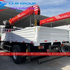 4x2 ISUZU GIGA 10 ton brick crane truck for sale