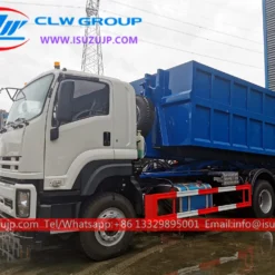 6x4 ISUZU VC61 18cbm dumpster hook truck