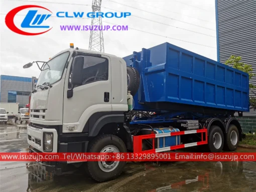 Xe tải cẩu 6x4 ISUZU VC61 18cbm