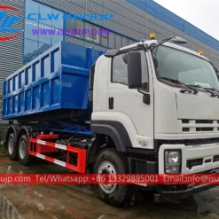 6x4 ISUZU VC61 20mt hooklift dumpsters for sale