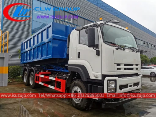 6x4 ISUZU VC61 20mt hooklift dumpsters for sale