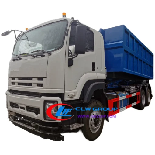 6x4 ISUZU VC61 20tons hook lift dumpster para sa pagbebenta