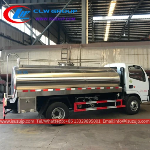 Camión cisterna de productos lácteos ISUZU ELF 5000 litros